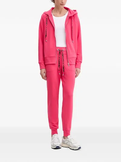 Dkny Logo Drawstring Trousers In Multi