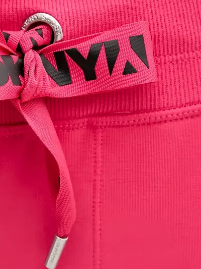 Dkny Logo Drawstring Trousers In Multi