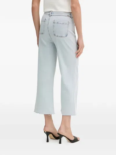 Morgan Front-pockets Button-fastening Jeans In Blue