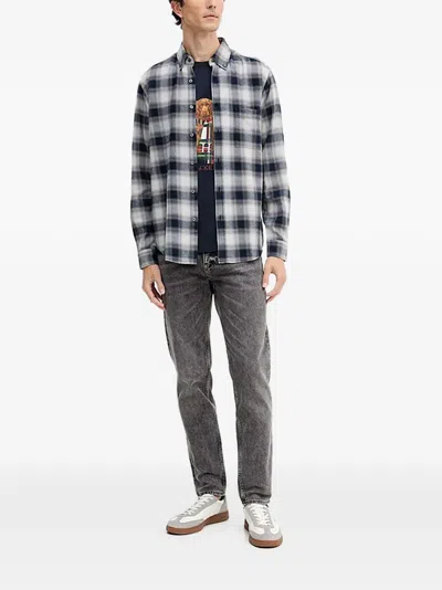 Hackett Dog Graphic T-shirt In Blue