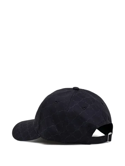 Joop Patterned Baseball Cap In Blue