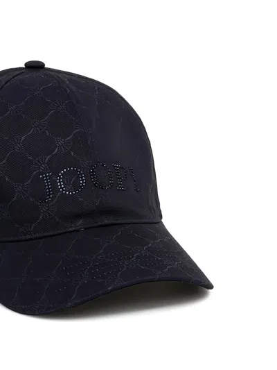 Joop Patterned Baseball Cap In Blue