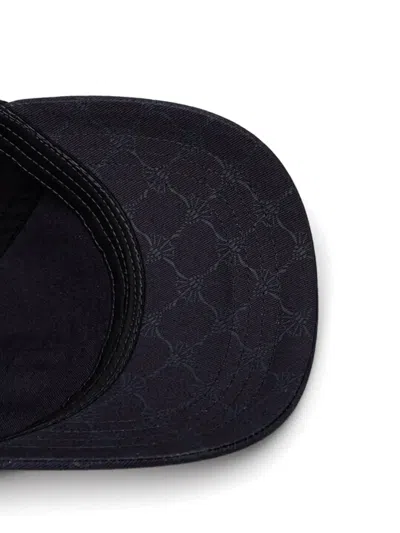 Joop Patterned Baseball Cap In Blue