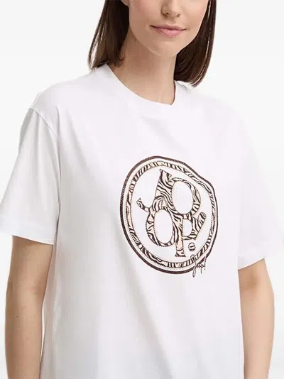 Joop Logo-print T-shirt In White