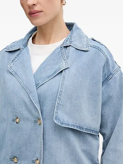 Gaudì Double-breasted Jacket In Blue