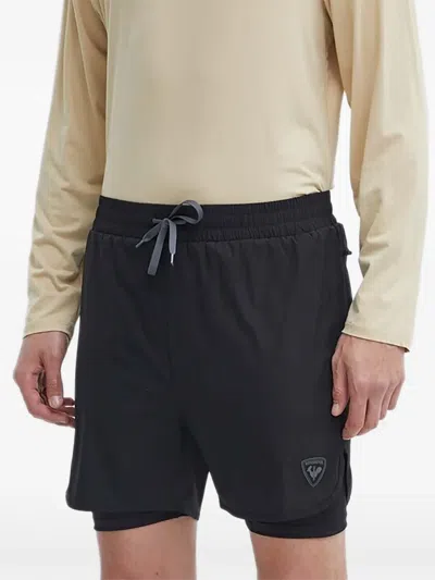 Rossignol Drawstring Logo Shorts In Black
