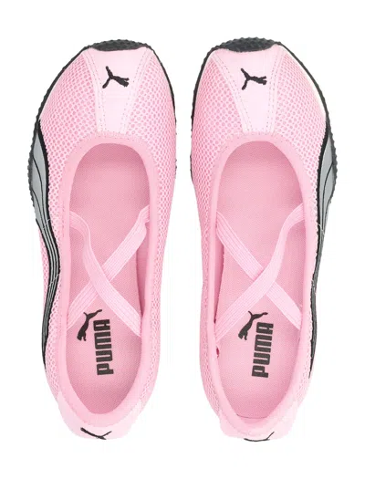Puma H-street Cross-straps Ballet Sneakers In Pink