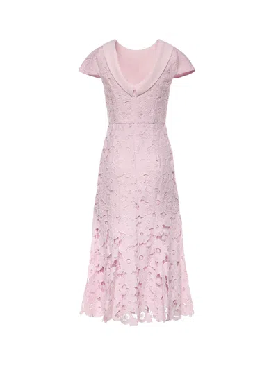 Self-portrait Multicolor Polyester Cocktail Dress In Metallic