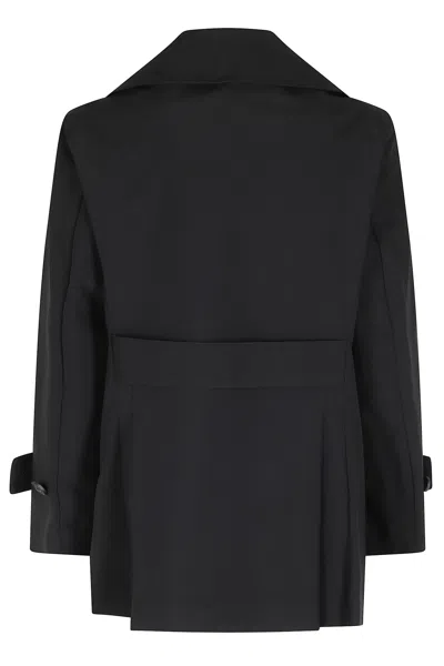 Save The Duck Double-breasted Jacket In Black