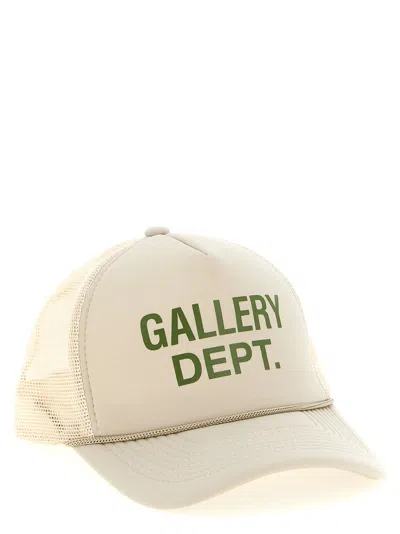 Gallery Dept. Embroidered Mesh-back Baseball Cap In Gray