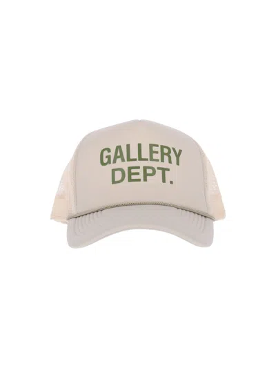 Gallery Dept. Embroidered Mesh-back Baseball Cap In Gray