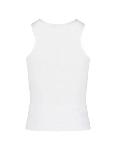 Vivienne Westwood White Rib Jersey 90s Tank Top