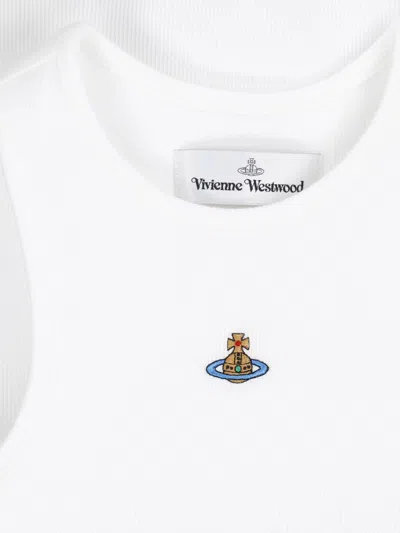 Vivienne Westwood White Rib Jersey 90s Tank Top