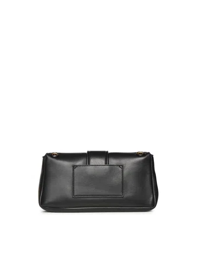 Jacquemus Le Bambino Chaine Nappa Leather Shoulder Bag In Black