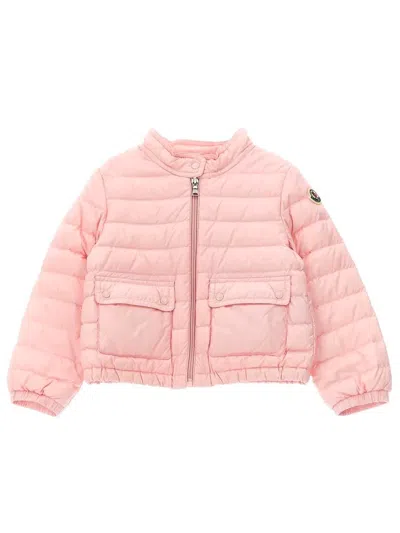 Moncler Lans Down Jacket In Pink