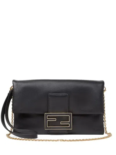 Fendi Valentino Garavani Vlogo Signature Velvet Slingback Pumps In Black