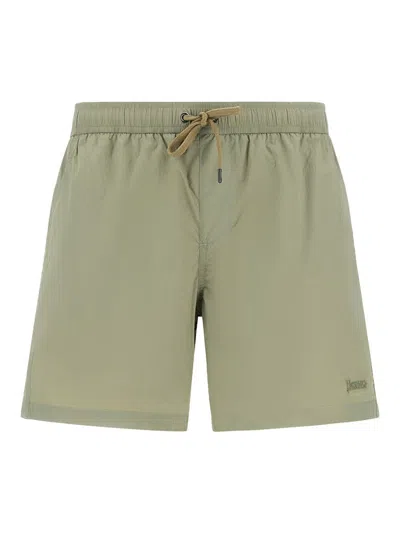 Herno Drawstring Swim Shorts In Green