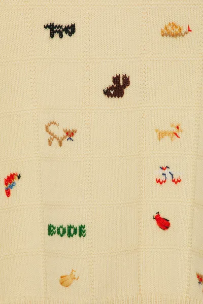 Bode Zoologist Sweater In Neutral