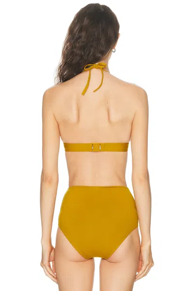 Eres Triangle-cup Bikini Top In Brown