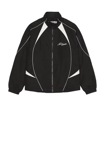 Acne Studios Ofit Peachy Technical Blend Jacket In Black