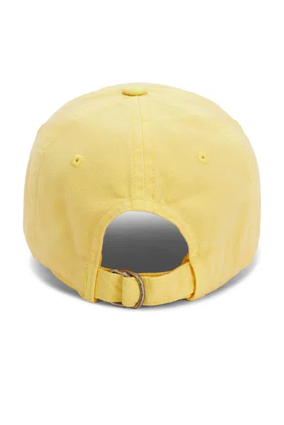 Acne Studios Cuddy Sunkissed Cap In Yellow