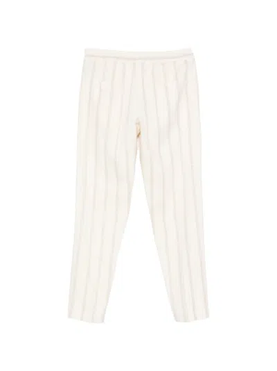 Fedeli Striped Drawstring-fastening Trousers In Multi
