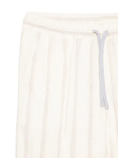 Fedeli Striped Drawstring-fastening Trousers In Multi