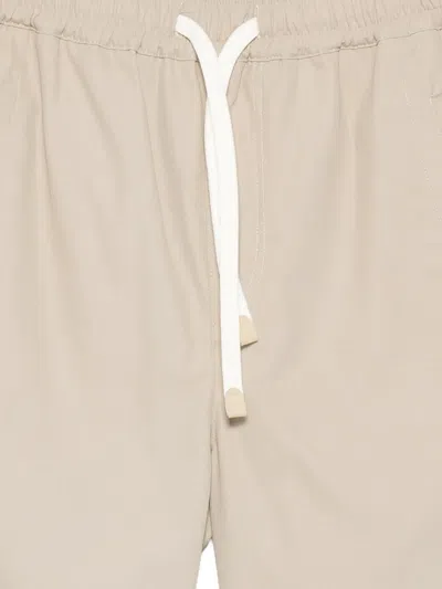 Eleventy Drawstring Deck Shorts In Neutral