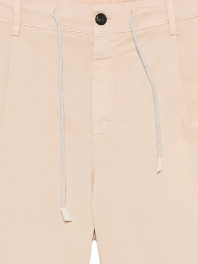 Eleventy Drawstring Deck Shorts In Neutral