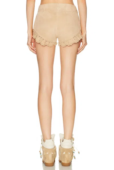 Loveshackfancy Azalure Short In Neutral