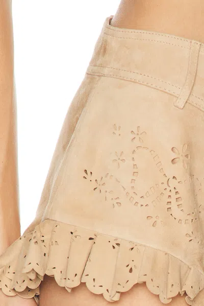 Loveshackfancy Azalure Short In Neutral