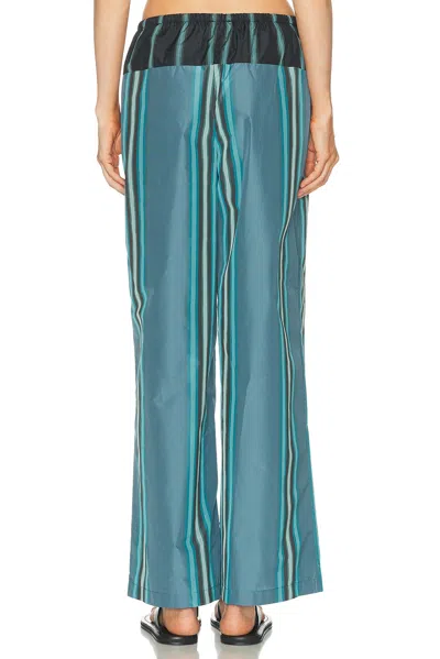 Staud Mateo Pants Marina Stripe Multi In Blue