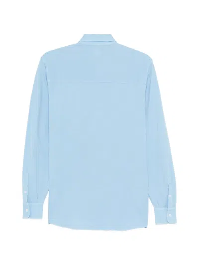 Fedeli Buttoned Shirt In Blue