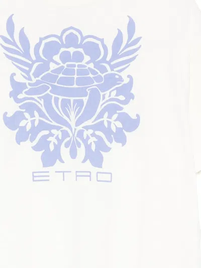 Etro Graphic-print T-shirt In White