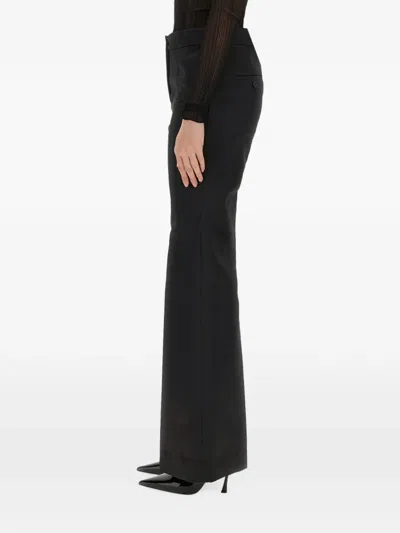 Givenchy Elegant Flared Trousers In Black