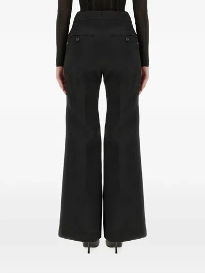 Givenchy Elegant Flared Trousers In Black