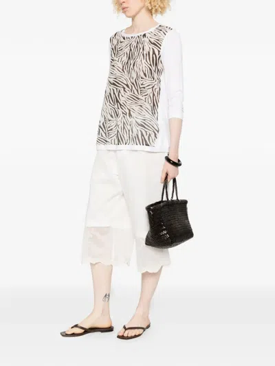 Why Ci Zebra-print T-shirt In White