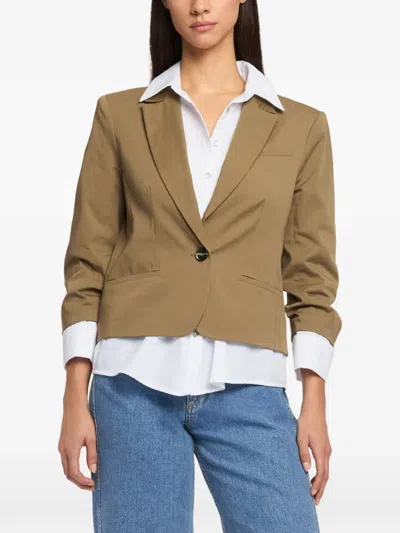 Cinq À Sept Peri Button Jacket In Black