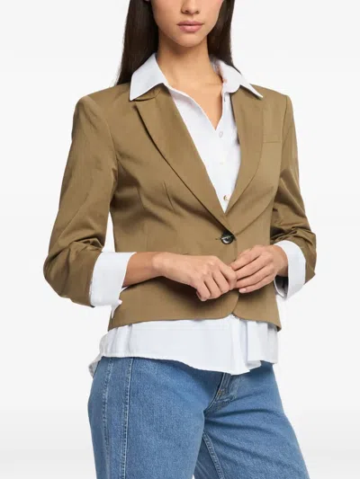 Cinq À Sept Peri Button Jacket In Black