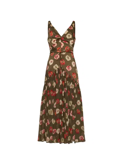 Cinq À Sept Cinq A Sept Floating Poppies Makaila Dress In Multi ModeSens — free download