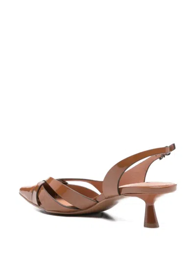 Bibi Lou Nolia Leather Mules In Brown