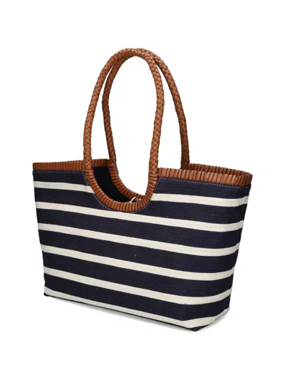 Tommy Hilfiger Striped Embroidered Shoulder Bag In Pattern