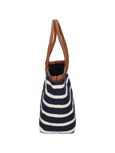 Tommy Hilfiger Striped Embroidered Shoulder Bag In Pattern