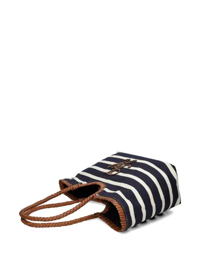 Tommy Hilfiger Striped Embroidered Shoulder Bag In Pattern