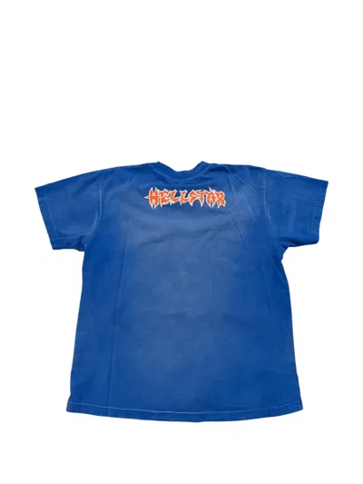 Hellstar Logo-print T-shirt In Blue