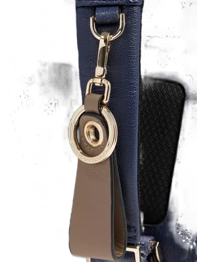 Piquadro Leather Ipad® Backpack In White