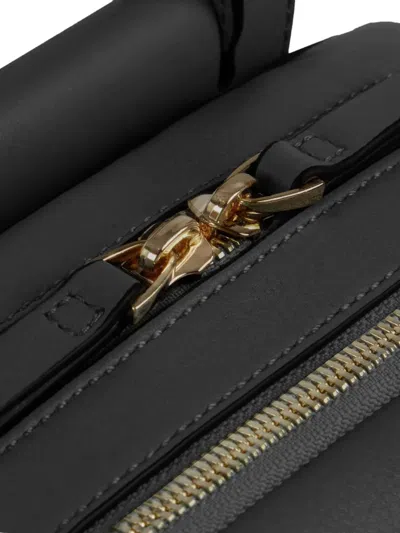 Piquadro Ipad Leather Backpack In Black