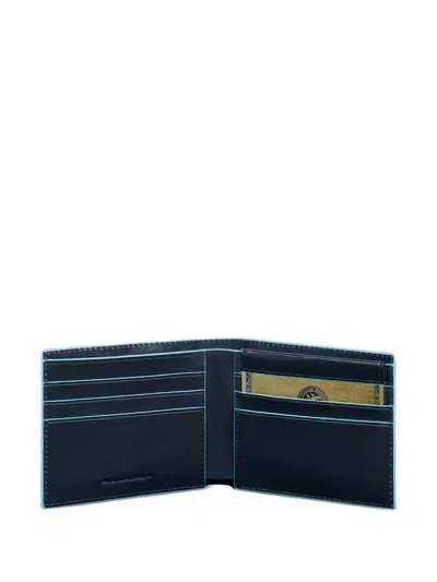 Piquadro Detachable-panel Wallet In Blue