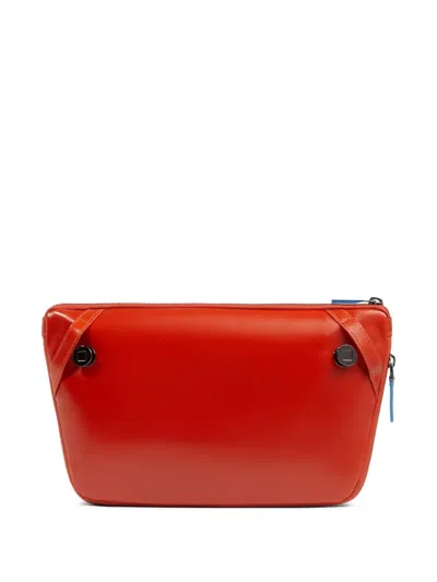 Piquadro Expandable Flat Belt Bag In Red