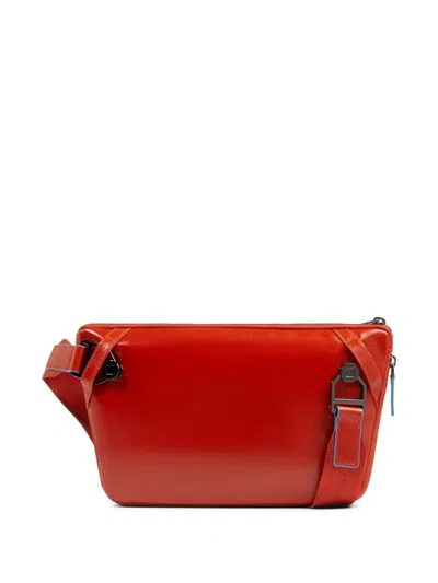 Piquadro Expandable Flat Belt Bag In Red